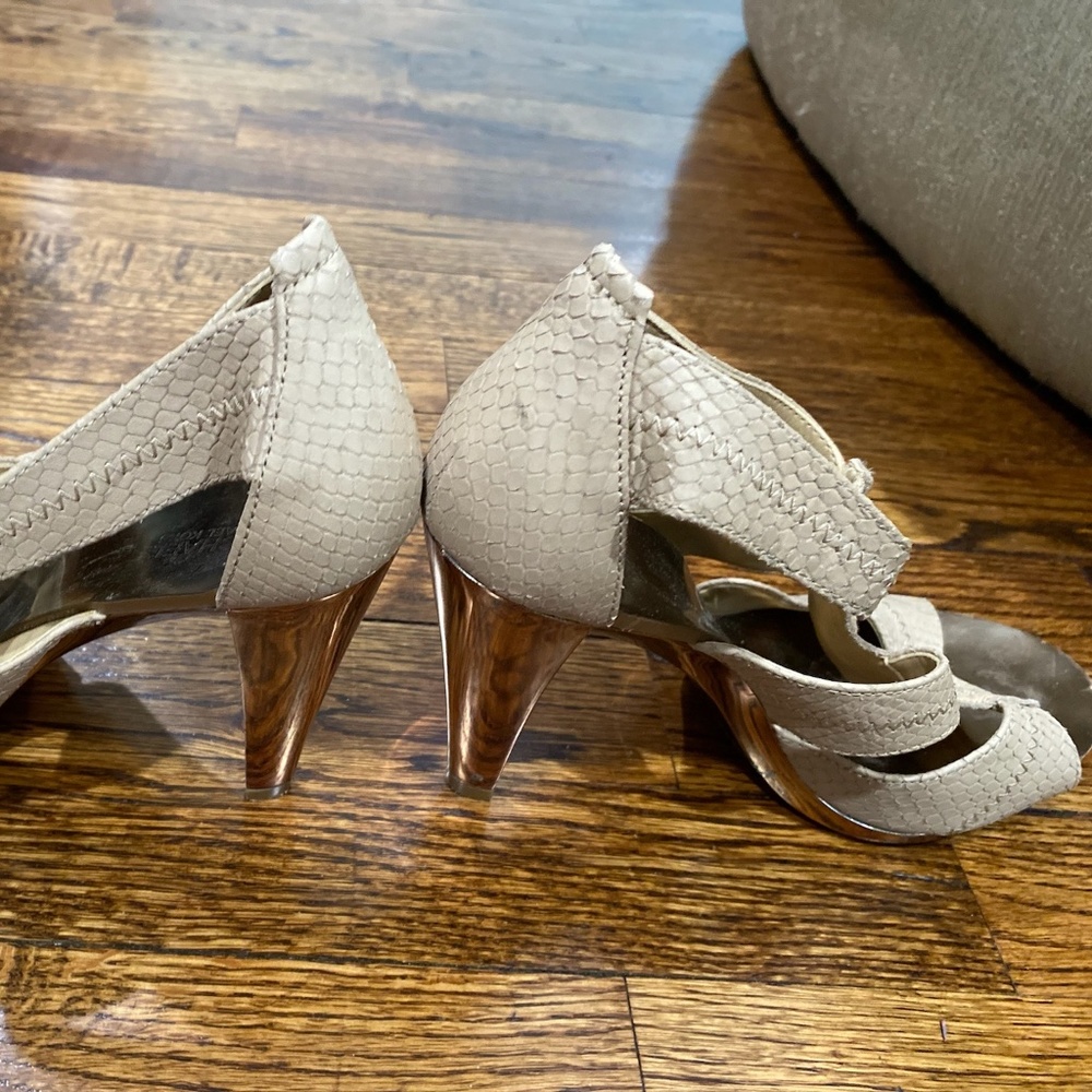 woman's zip up sandals by Michael Kors